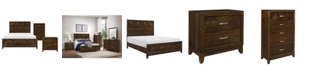 Homelegance Erica 3pc Bedroom Set (California King Bed, Chest & Nightstand)